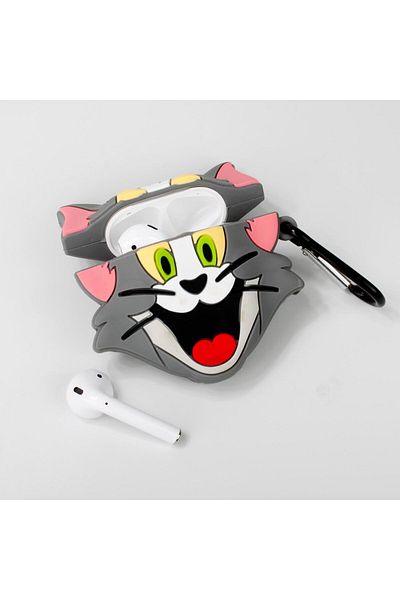 Blackmark 1. And 2Nd Generation Compatible Cute Silicone Tom Figure Headphone Protection Case