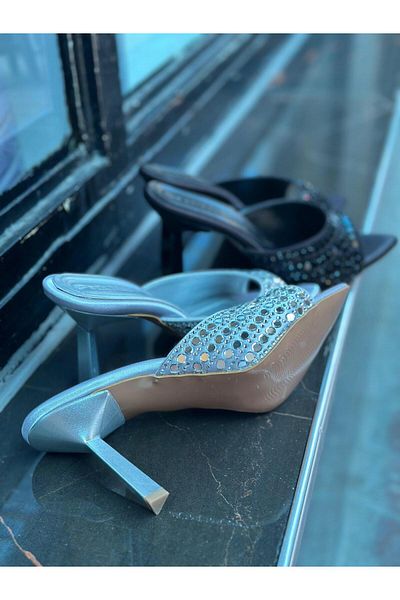 MİSS PARK MODA Stone Detail Women's Slippers