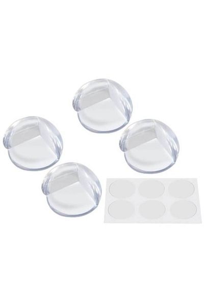 ISO TRADE Set 4 corner protectors Iso Trade, 3.5cm, Silicone, Transparent