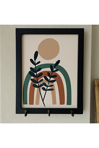 Efem Dekor 🌟 Duvarınızı Şenlendiren Dekoratif Anahtar Askılığı – Sanatla Düz...