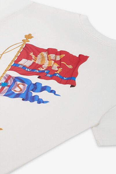 SWATSKY BG Store Λευκό μπλουζάκι για αγόρι