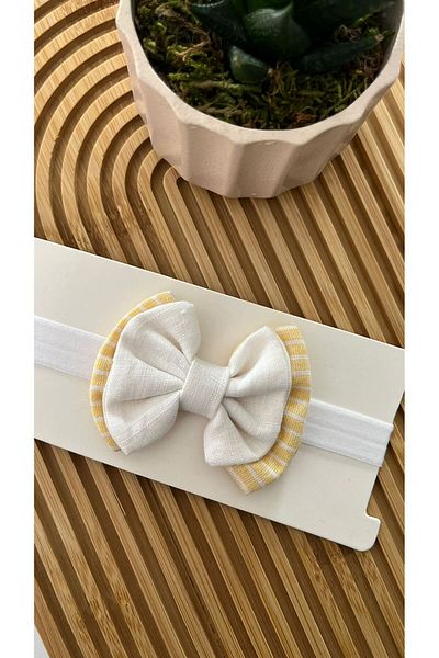 MBK GARDEN Baby Bandana Bow Model – Soft Elastic Fabric, Cute and Comfortable Accessory