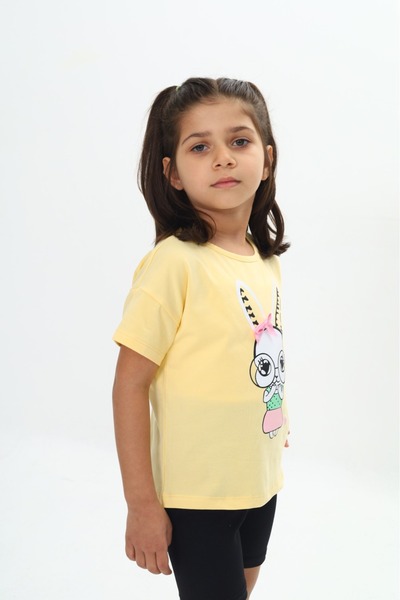 Toontoy Μπλουζάκι για κορίτσια Rabbit με τύπωμα