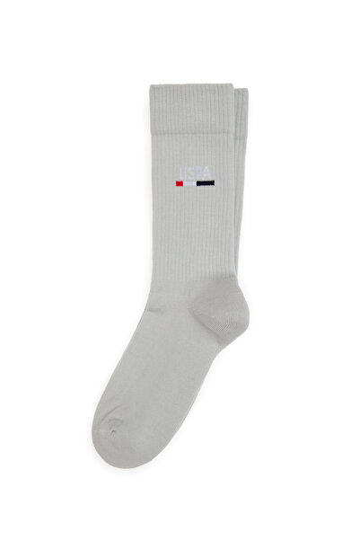 U.S. Polo Assn. Men's Light Gray Socks 50304295-Vr001