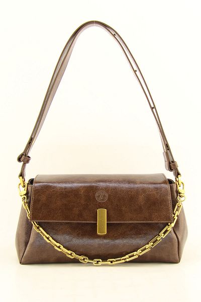 HNB Women's Brown Soft Medium Shoulder Bag