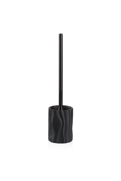 Kela Merida toilet set black polyresin 43.0cm 10.0cm