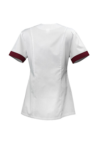 AVD SAFETY Chef's tunic blouse, Pastry chef's blouse, Women's bathrobe