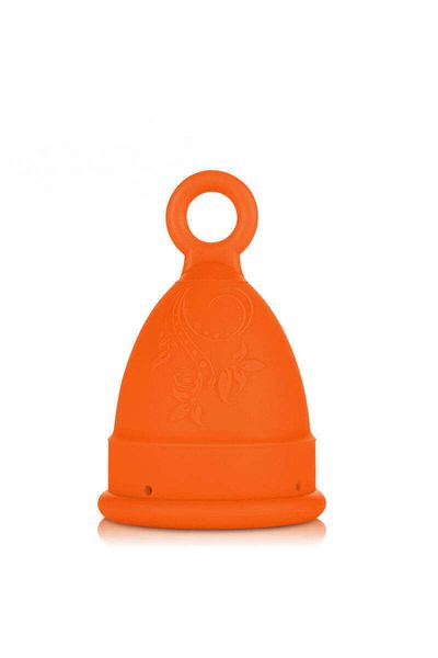 Linovit Cupă menstruală Ring, portocalie, mărimea S - S