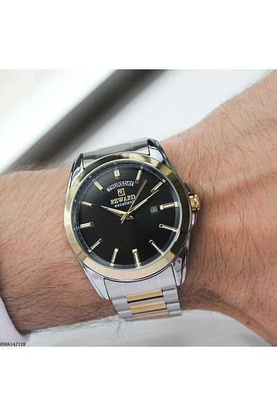 Reward Rwa147128 Men's Wrist Watch with Steel Band