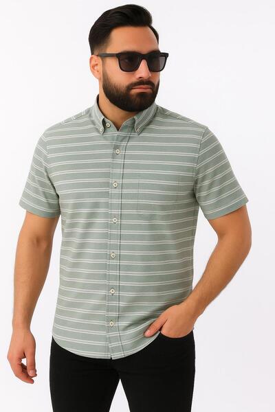 Kevser Fly Clothing Classic Plaid Pocket Daddy Shirt