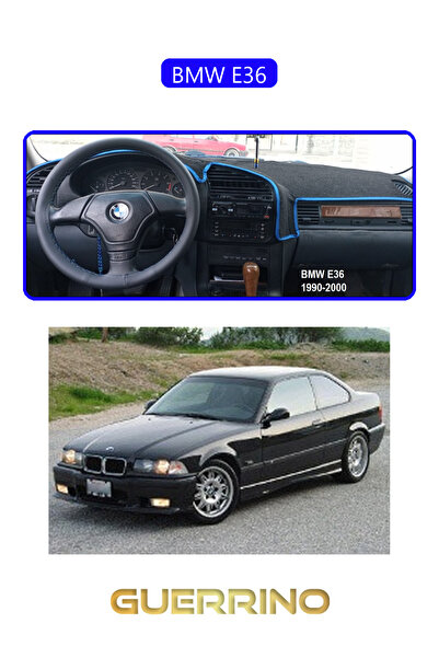 FARKSHP BMW E36 YENİ MODELE ÖZEL TORPİDO KORUMA KILIFI KIRMIZI KENAR