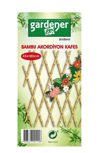 Gardener BMB045 Akordiyon Bambu Çit 45x180cm