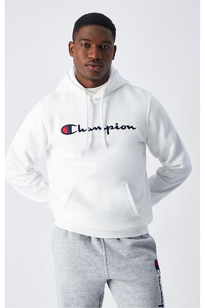 Champion Herren Hoodie - Hooded Sweatshirt, Pullover, Logo, Kapuze, einfarbig
