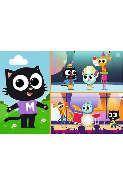 Trefl PUZZLE TREFL 24 MAXI PLANETA MILO AVENTURILE MOTANULUI MILO