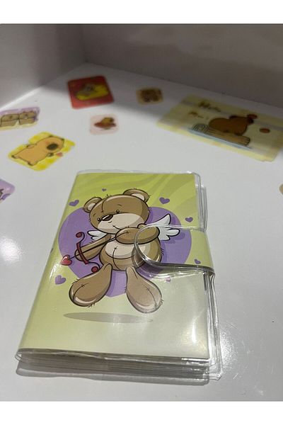demirosa 1 Pc Mini Notepad with Cute Cartoon Characters – for School and Daily Use