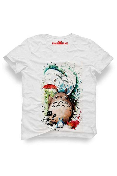 Tshirthane Ανδρικό μπλουζάκι Totoro T-Shirt