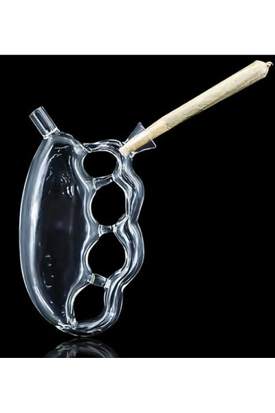 Black Leaf Pipa Black Leaf Knuckle Duster Pure 13cm + Cutie metalica cadou