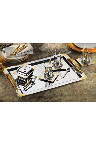 Tiamo TİAMO OTTOMAN GOLD 40 PARÇA ÇAY SETİ 12 KİŞİLİK