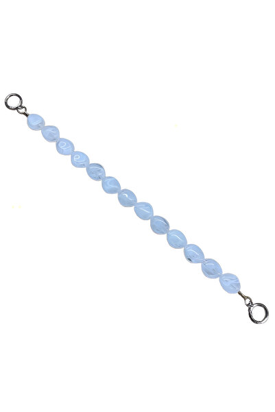 EleganTShoP Ακρυλική Επίπεδη Λαβή Τσάντας με Χάντρες 48 εκ. AL99