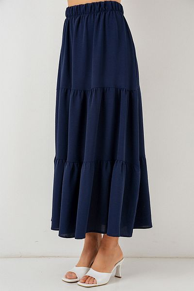 Bigdart Γυναικεία μακριά φούστα Ayrobin 8048 - Navy Blue