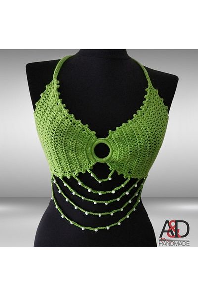 Home Bustier>Beach Wear>Beach Dress>Women's Wear>Hand Knitted>Bikini