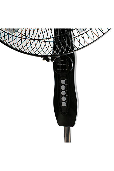 Zass Ventilator cu piedestal ZFTR 1615 cu temporizator și telecomandă, 45W, 3 viteze, temporizator 7,5h, oscilație