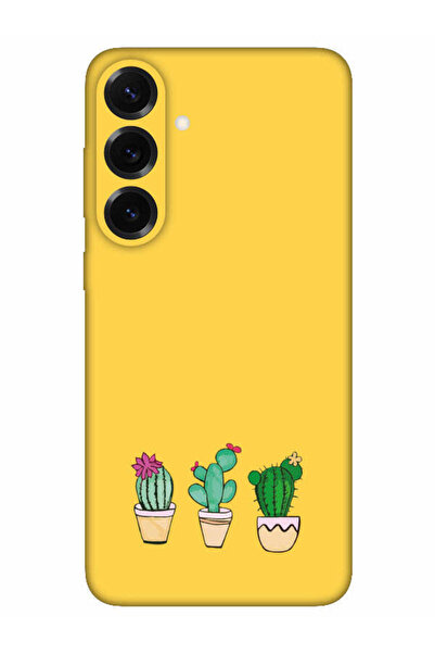 frondcase حافظة هاتف سامسونج S25 بلس على شكل صبار أصفر