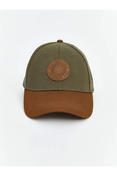 LC Waikiki Accessories Khaki Gabardine Fabric Men's Cap Hat