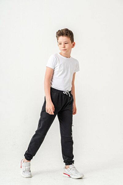 Mışıl Kids Pantaloni de sport pentru băieți cu buzunar pentru marfă, cu impri...