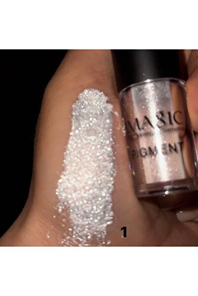 imagic LADY MODEL IMAGIC Metallic Pigment Glitter Eyeshadow Palette | 9 Vibrant Colors | High-Shine, Long-L