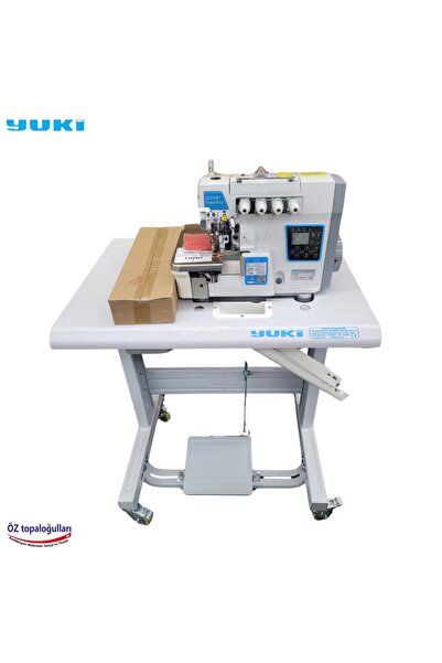 Yuki D5F-4-M03/333 4 İplik Otomatik Overlok Makinası (Mini Tabla 70CM)