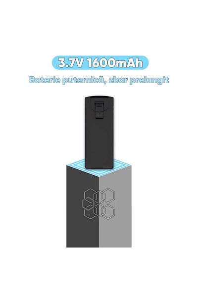 HexaCraft Rechargeable battery for drones, Li-Ion, compatible with HexaCraft SkyviKING, 3.7V 1600mAh,