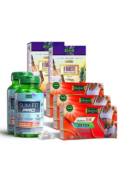 Qualuca Slimming complex – Slim Fit PRO (120 caps.) + Slim Siluet FORTE (2) + Slim Detox (3) | 60 days