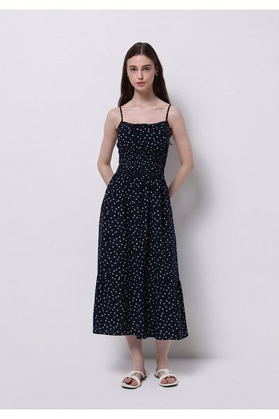 Colin's Regular Fit Women's Navy Blue Dress