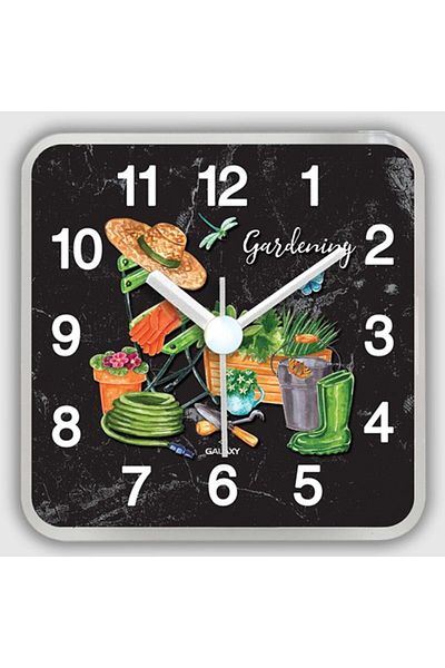 ATABY Magnetic Refrigerator Clocks, Square, 10 cm