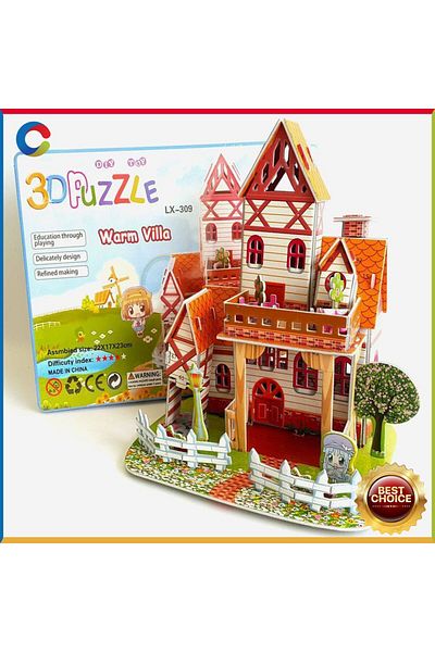 Polin 3D Puzzle Farmhouse