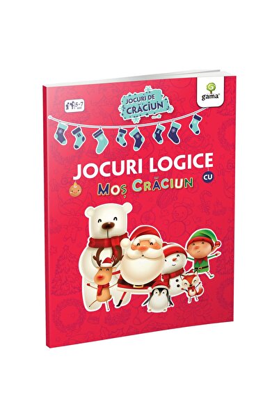 Editura Gama Jocuri logice cu Mos Craciun