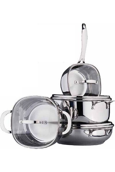 KORKMAZ 8 Piece Cookware Set