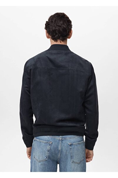 MANGO Man Süet görünümlü bomber ceket