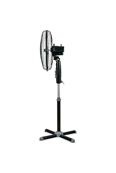 Zass ZF 1604 pedestal fan, 41cm diameter, 45 W, Silent and powerful motor, Black color