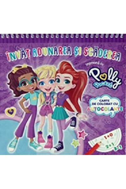 Editura Prut International Impreuna cu Polly Pocket.Invat adunarea si scaderea