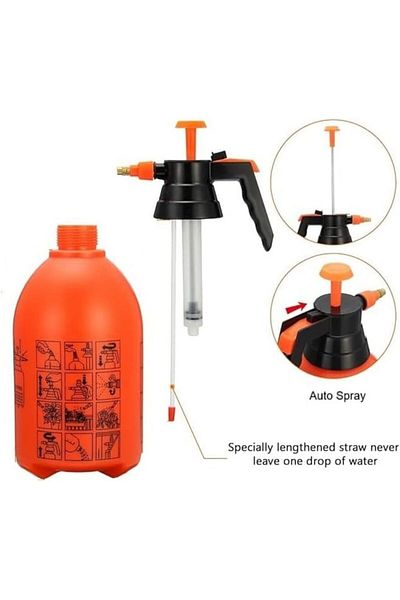 Blue Rose Pump Pressure Sprayer Bottle - 2L- Adjustable Nozzle Multi-Purpose Garden & Cleaning Sprayer