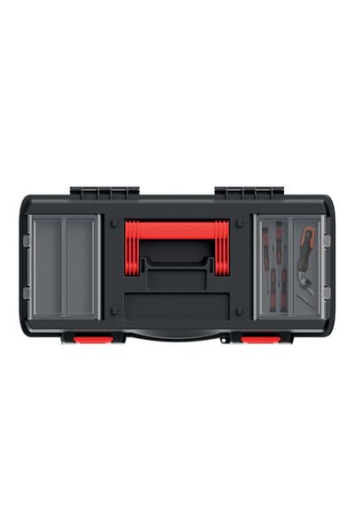 kistenberg Dark Ergonomic Handle Tool Box with Compartment 55cm
