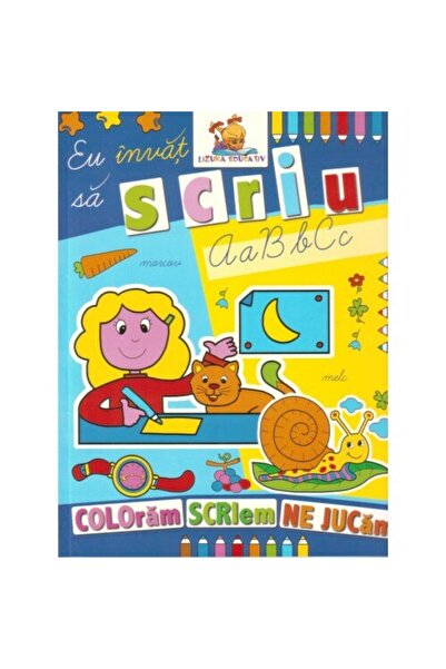 Editura Lizuka Educativ Eu invat sa scriu. Carte de colorat