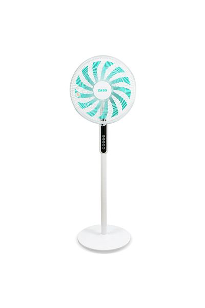 Zass Fan with adjustable foot and remote control Zass ZFTRA 1609, 55 W, 3 speed,Timer, touch panel LED