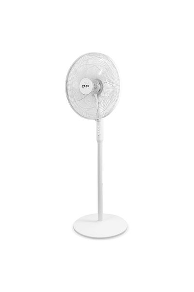 Zass Adjustable foot fan Zass ZFA 1607, 55 W, 90° left-right oscillation, 3 speed settings, Silent motor