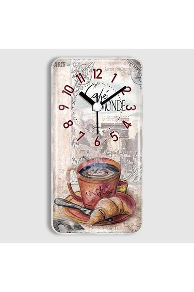 ATABY Magnetic Refrigerator Clocks, Rectangular, 17 cm