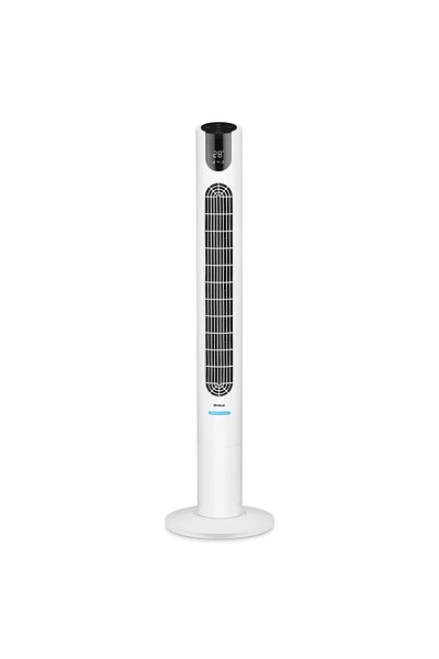 Trisa Tower fan Trisa Comfort Breeze 9359.7010, 28 W, 8 speeds H 115 cm Remote control Touch display Timer