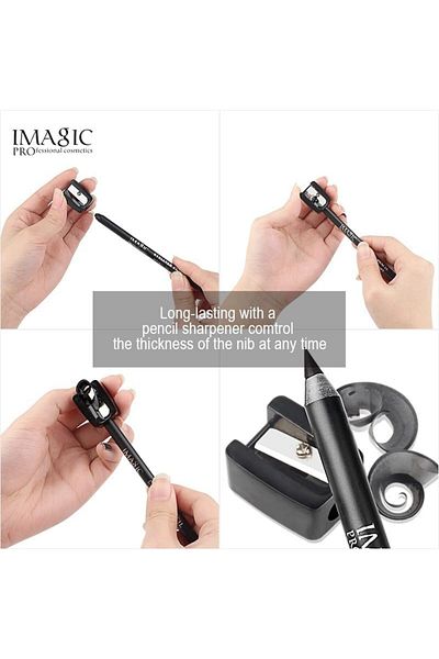 imagic LADY MODEL IMAGIC Waterproof Gel Eyeliner Pen | No Smudge, Long-Lasting, High-Precision Eye Makeup |