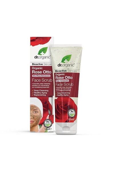 Dr. Organic Dr.Organic Rose Bio Facial Scrub 125ml